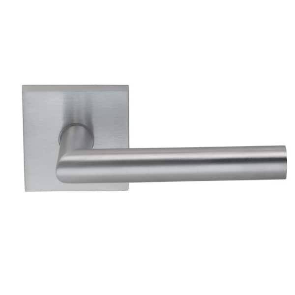 Lever Square Rose Pass Lever 2-3/4" BS T Strike Satin Chrome 912