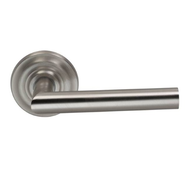 Lever Traditional Rose Priv Lever 2-3/8" BS T Strike Satin Nickel 912