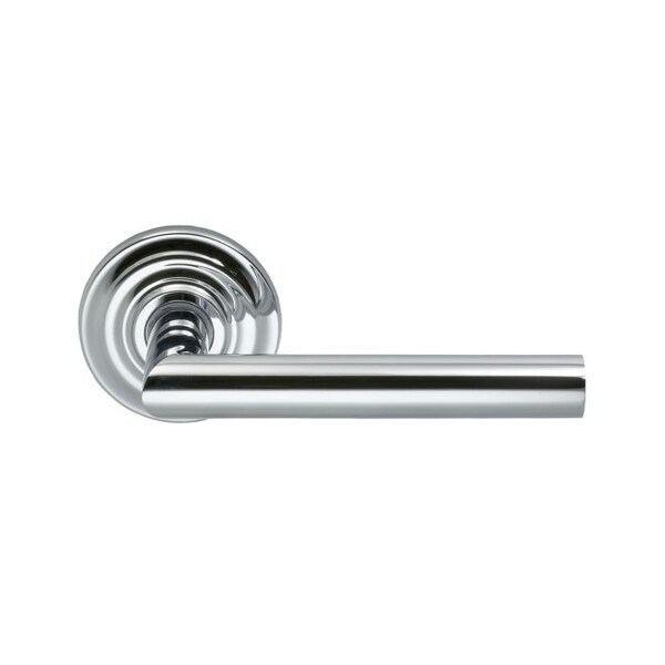 Lever Traditional Rose Priv Lever 2-3/4" BS T Strike Bright Chrome 912