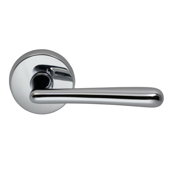 Lever Passage 2-3/4" Backset, T Strike, 1-3/4" Doors Bright Chrome 915