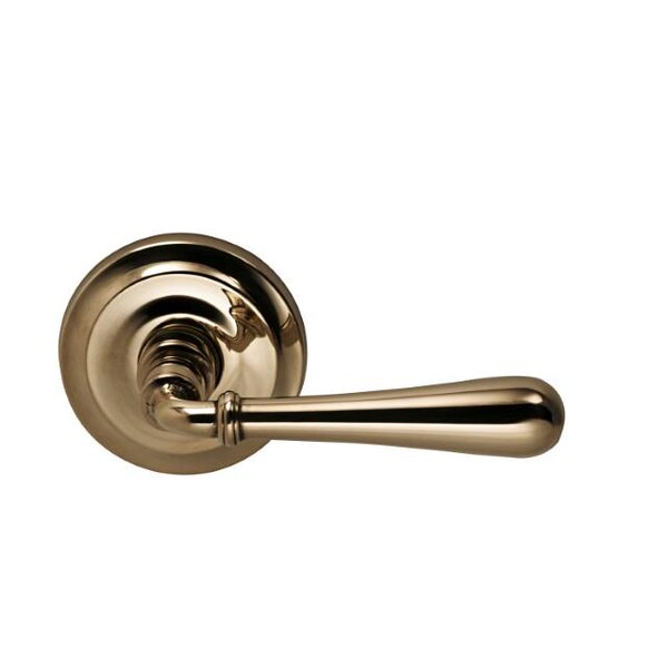 Lever with 2-5/8" Rose Single Dummy Unlacquered Bright Brass 918