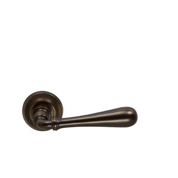 Lever with 1-3/4" Rose Single Dummy Unlacquered Antique Bronze 918