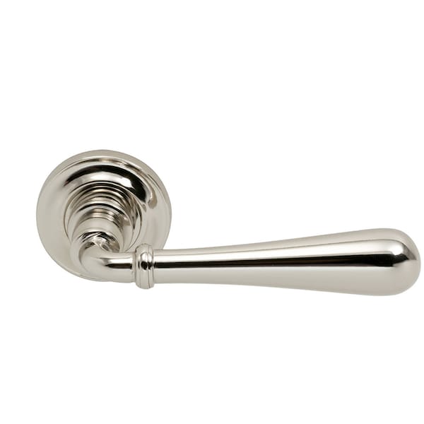 Lever 1-3/4" Rose Pass 2-3/8" BS T 1-3/8" Doors Bright Brass 918