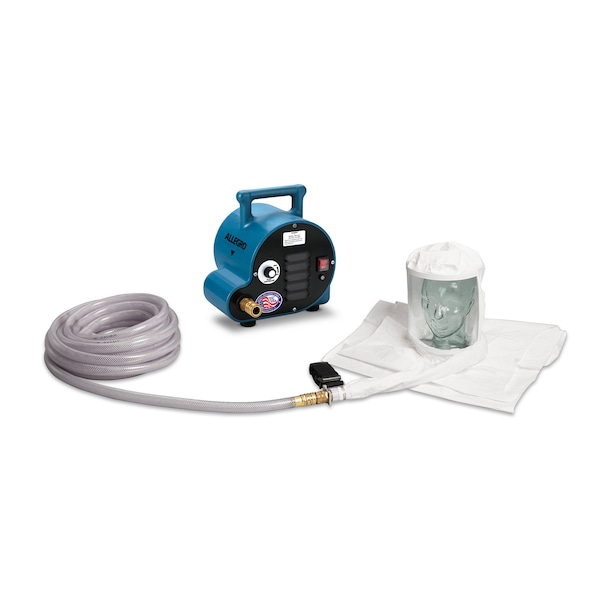 Dbl Bib Tyvek Hood Breathing Air Blower