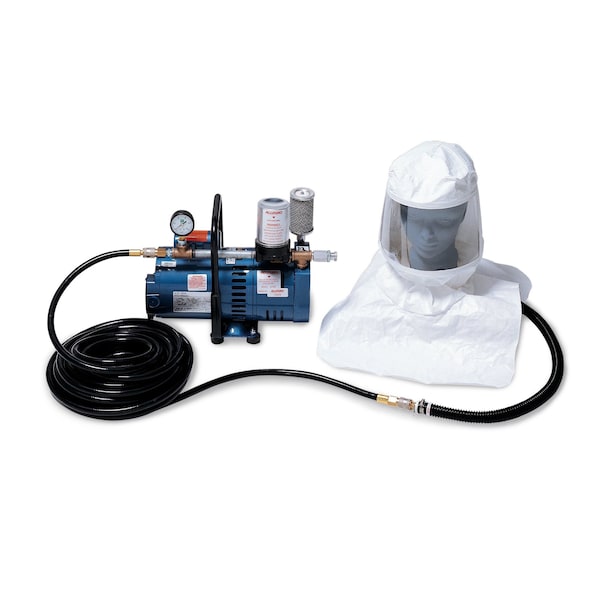 Tyvek Hood System with 100ft Hose, 1-Work