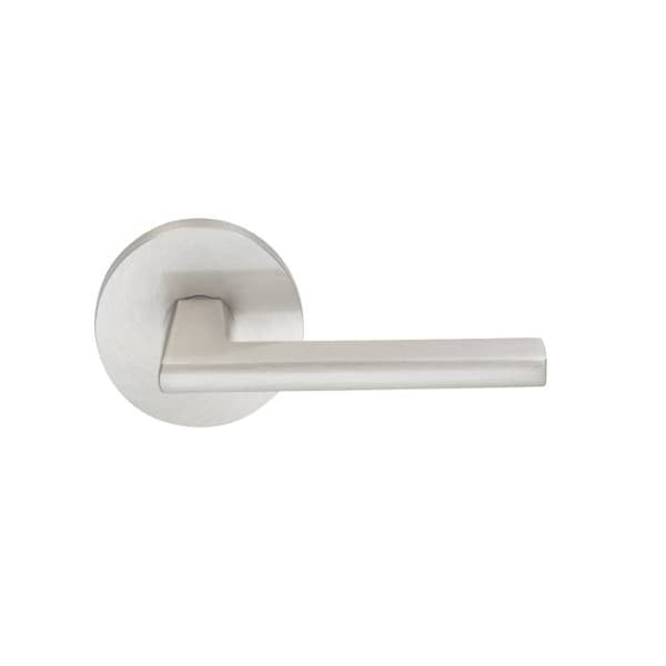 Single Dummy Right Hand Lever Satin Nickel 925 with Modern Rose
