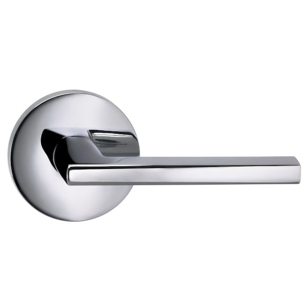 Modern Rose Pass Lever 2-3/8" BS Full Lip Strike Bright Chrome 925