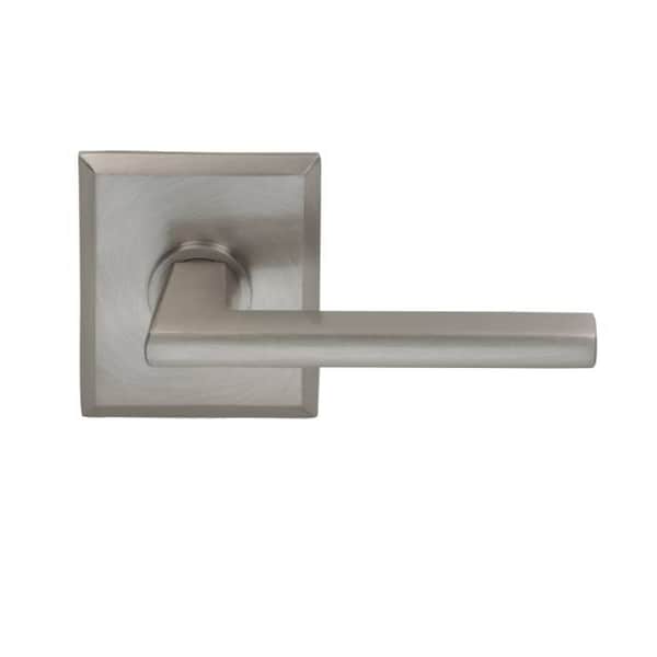 Single Dummy Right Hand Lever Satin Nickel 925 with Rectangular Rose