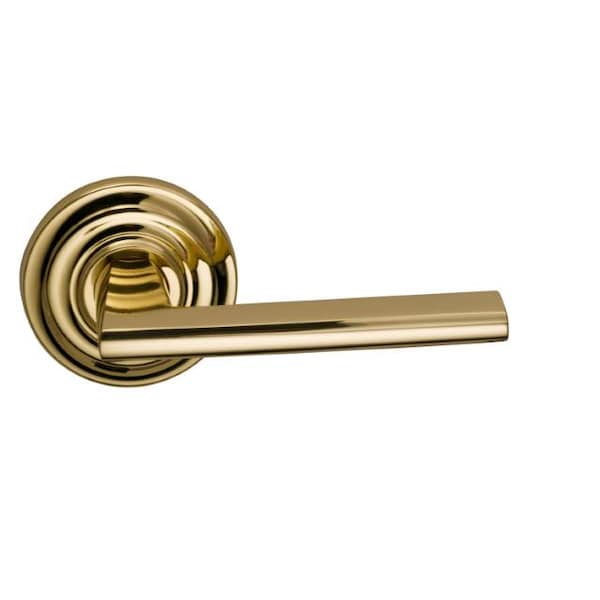 Traditional Rose Priv Lever 2-3/4" BS Full Lip Strike Bright Brass 925