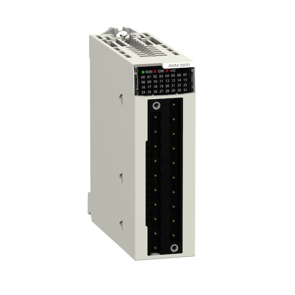 Analog non isolated high level IO module, Modicon X80, 4 I, 2 O, 0 to 20mA, 4 to 20mA, 10V positive or negative