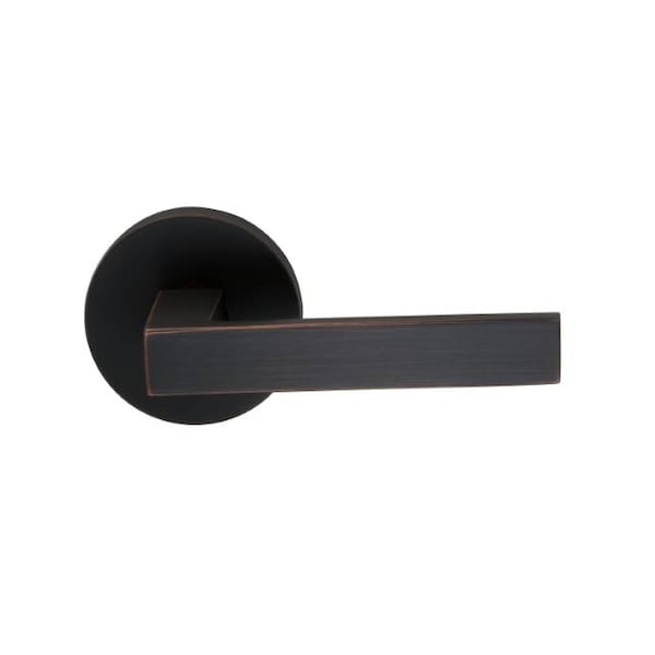 Modern Rose Privacy Lever 2-3/4" Backset, T Strike Tuscan Bronze 930