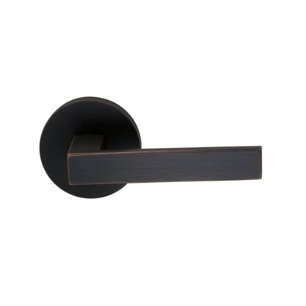 Modern Rose Pass Lever 2-3/8" BS Full Lip Strike Tuscan Bronze 930