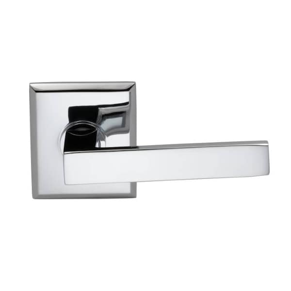 Rectangular Rose Priv Lever 2-3/8" BS T Strike Bright Chrome 930