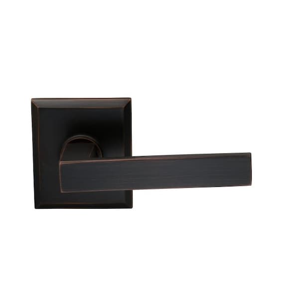 Rose Single Dummy Left Hand Lever Tuscan Bronze 930 with Rectangular