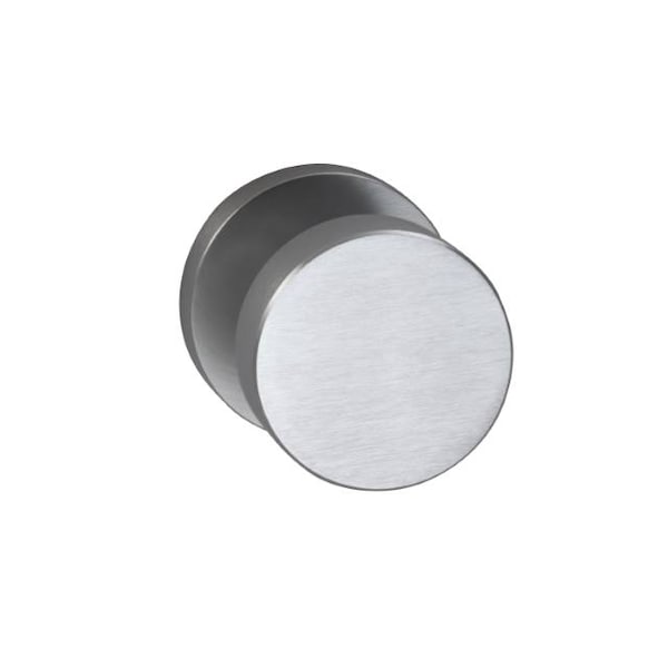 Modern Rose Priv Knob 2-3/4" BS Full Lip Strike Satin Chrome 935