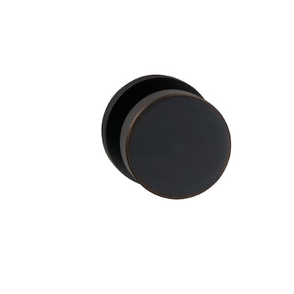Modern Rose Passage Knob 2-3/4" Backset, T Strike Tuscan Bronze 935