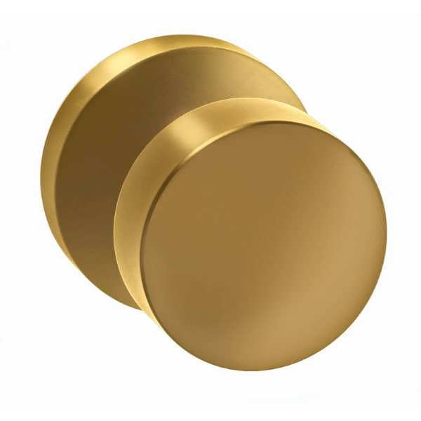 Modern Rose Pass Knob 2-3/8" BS Full Lip ULQ Satin Brass 935