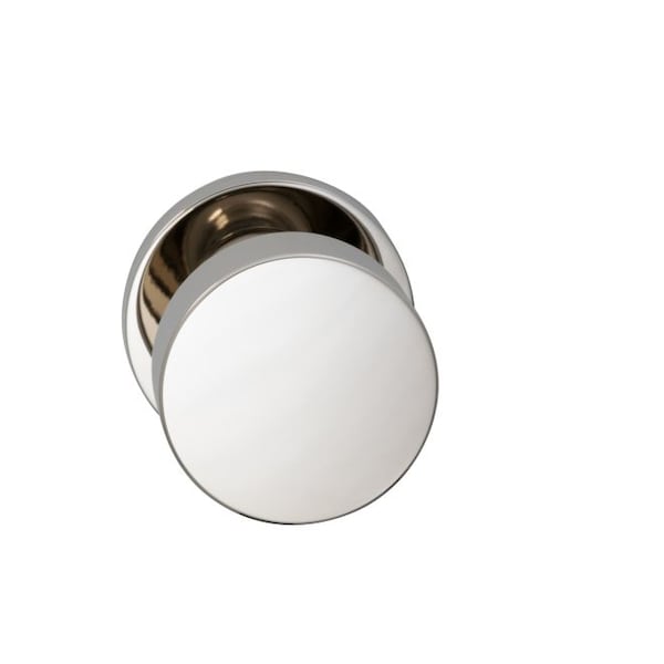 Single Dummy Knob Bright Nickel 935 with Modern Rose