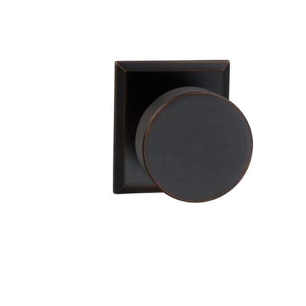 Rectangular Rose Priv Knob 2-3/8" BS T Strike Tuscan Bronze 935