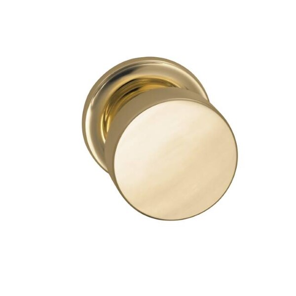 Traditional Rose Priv Knob 2-3/4" BS Full Lip Strike Bright Brass 935