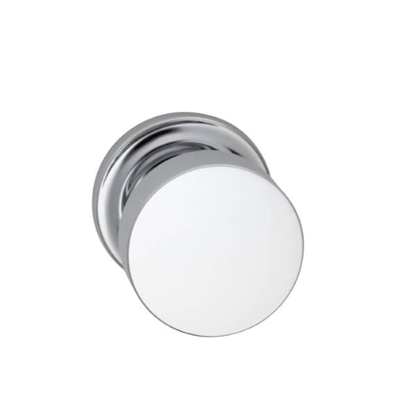 Traditional Rose Priv Knob 2-3/8" BS Full Lip Strike Bright Chrome 935