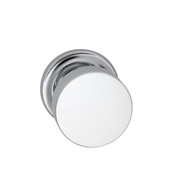 Traditional Rose Pass Knob 2-3/4" BS Full Lip Strike Bright Chrome 935
