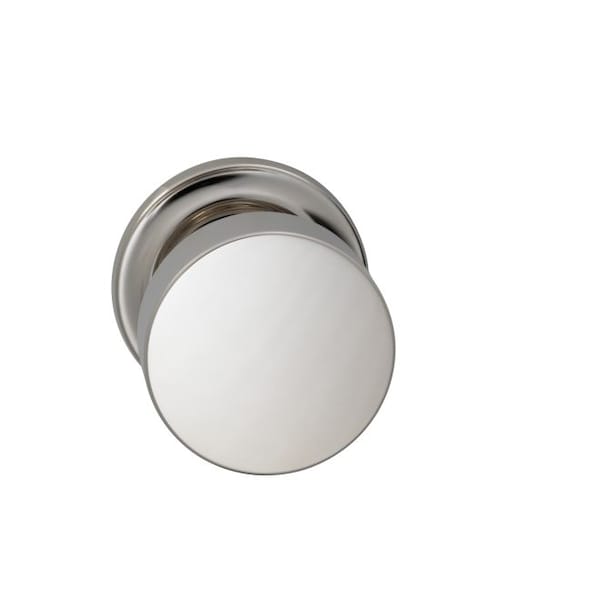 Traditional Rose Priv Knob 2-3/8" BS T Strike Bright Nickel 935