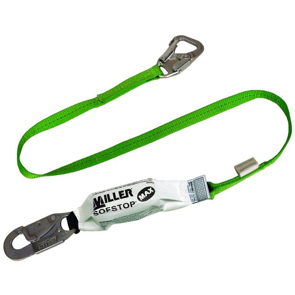 Web Lanyard, 6 ft. Length, Snap Hook, 1 Leg(s), 400 lbs. Weight Capacity