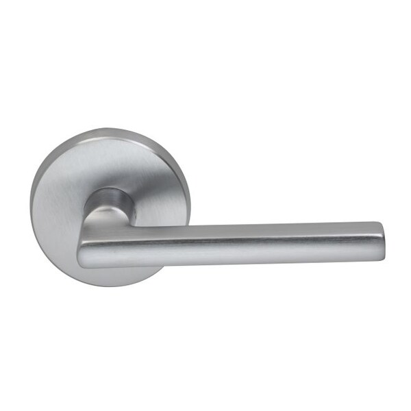 Lever Privacy 2-3/4" Backset, T Strike, 1-3/4" Doors Satin Chrome 943