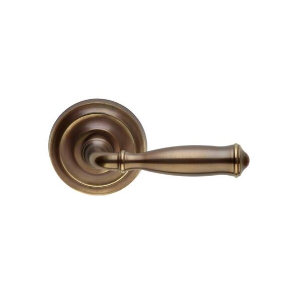 Lever with 2-3/16" Rose Single Dummy Unlacquered Antique Bronze 944