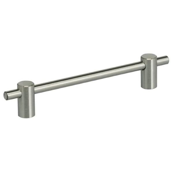 Center to Center Modern Bar Cabinet Pull Satin Stainless Steel 5"