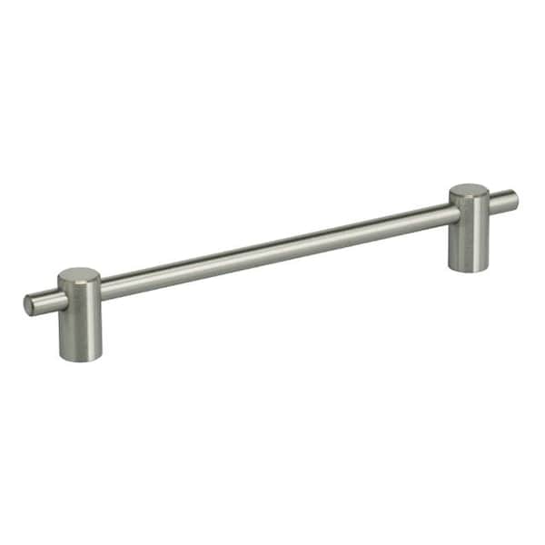 Center to Center Modern Bar Cabinet Pull Satin Stainless Steel 6-3/8"