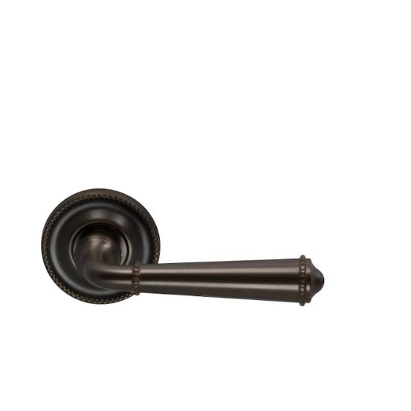 Lever with 2-3/16" Rose Single Dummy Unlacquered Antique Bronze 946
