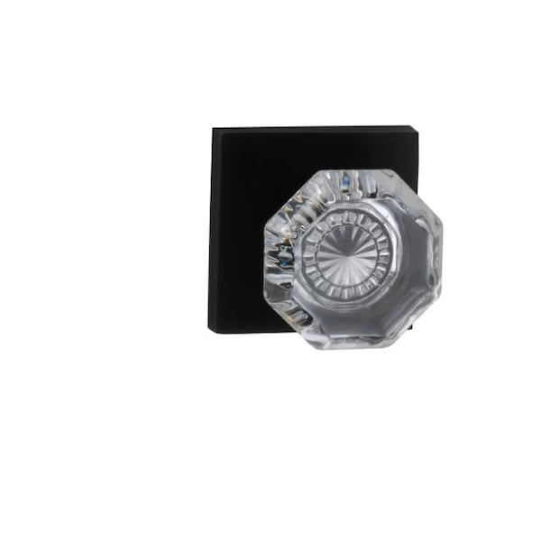 Square Rose Priv Knob 2-3/8" BS Full Lip Strike Oil Rubbed Bronze 955