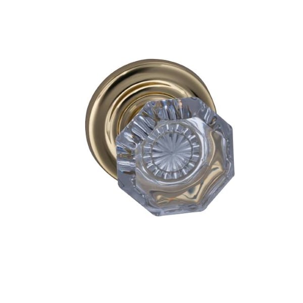 Traditional Rose Priv Knob, 2-3/4", BS Ful