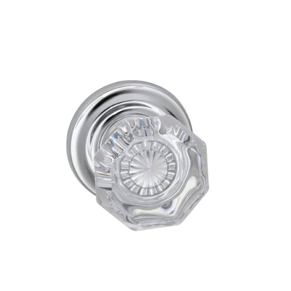 Traditional Rose Priv Knob 2-3/4" BS T Strike Bright Chrome 955