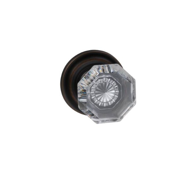 Traditional Rose Priv Knob 2-3/8" BS T Strike Tuscan Bronze 955