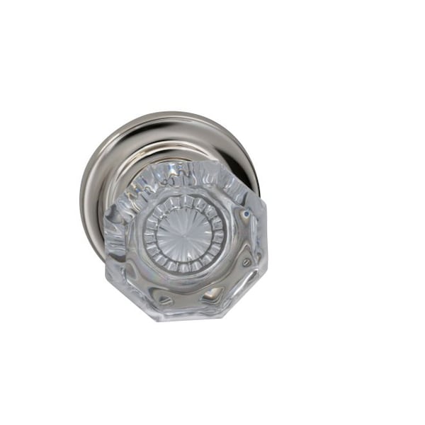 Single Dummy Knob Bright Nickel 955 with Traditional Rose