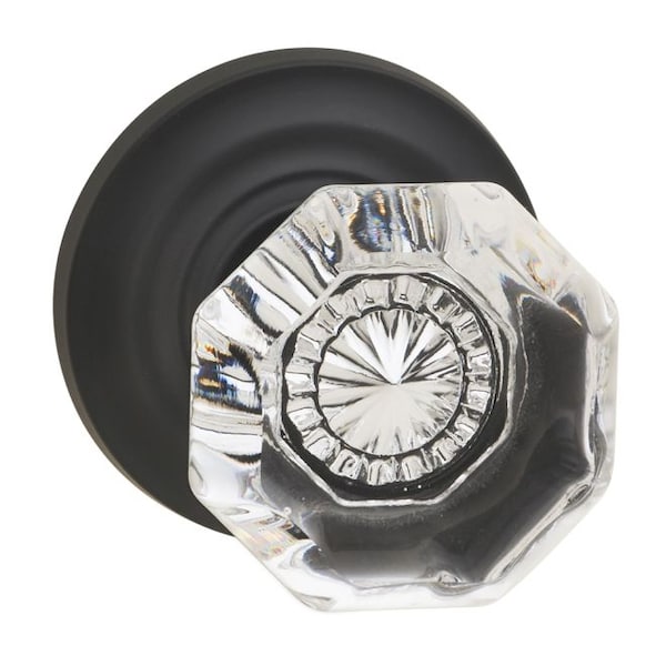 Traditional Rose Pass Knob 2-3/8" BS T Strike Oil Rubbed Bronze 955