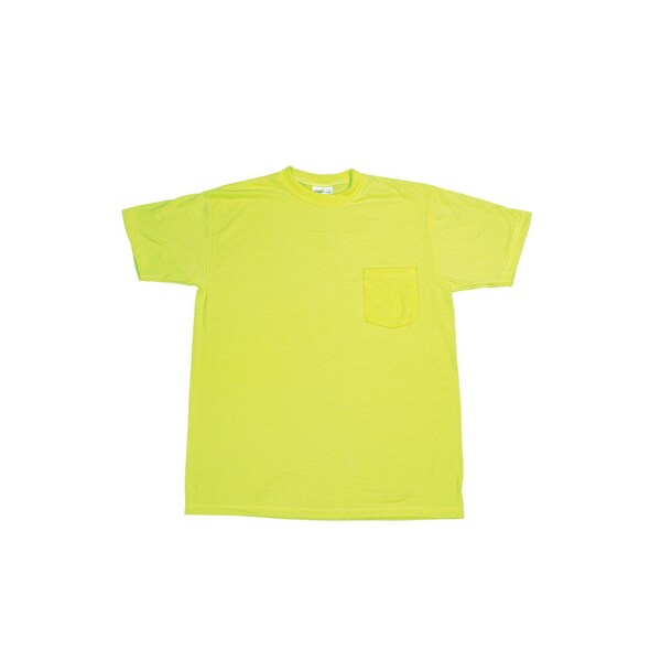 Lime Durable Fr Tee Plain Med