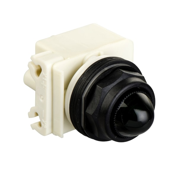 Pilot light, Harmony 9001SK, plastic, polycarbonate, domed, green, 30mm, 12-14V