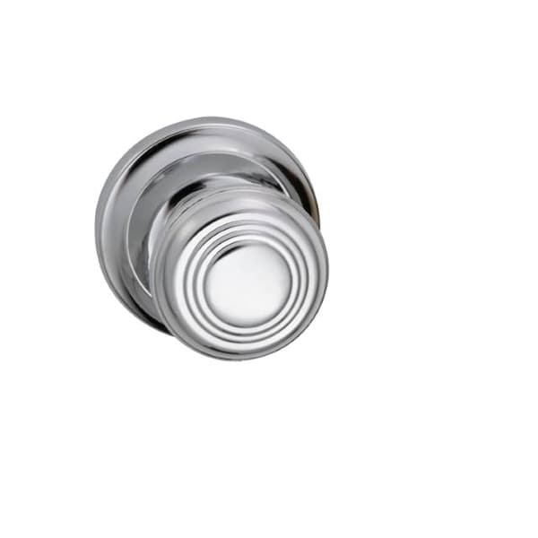 Knob 2-5/8" Rose Pass 2-3/4" BS Full Lip 1-3/8" Doors BR CH 970