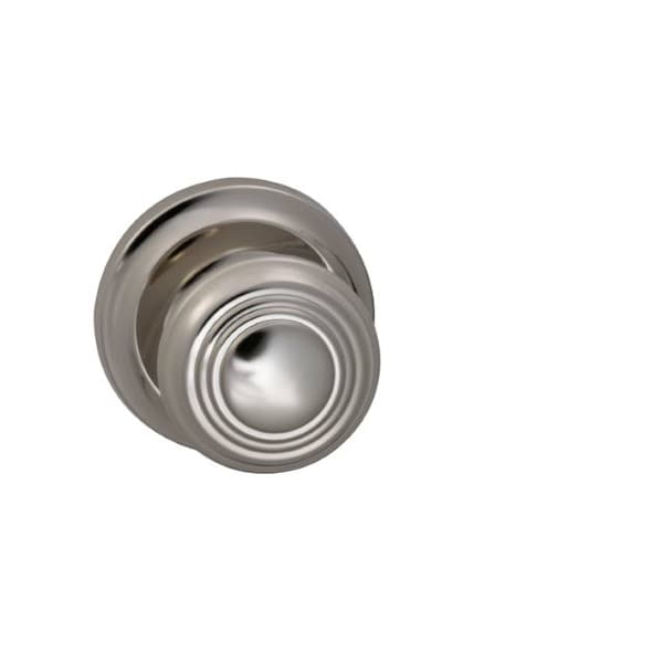 Knob 2-5/8" Rose Pass 2-3/4" BS Full Lip 1-3/4" Doors BR NKL 970