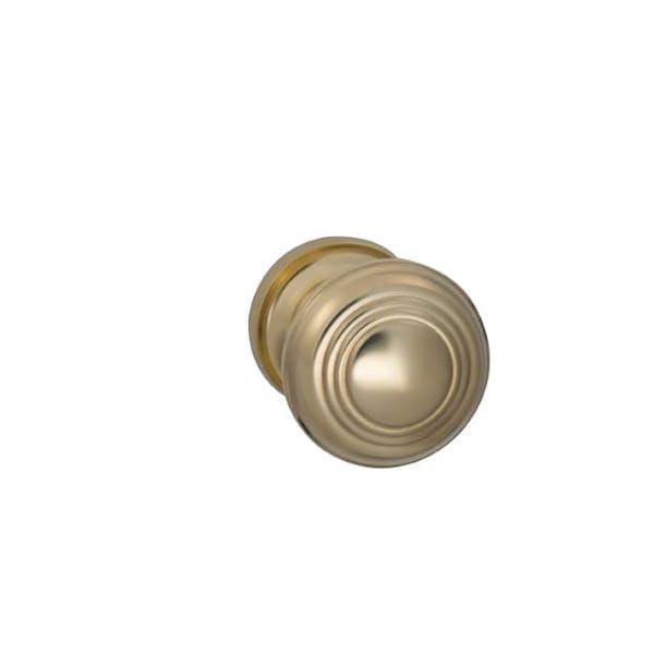 Knob 1-3/4" Rose Pass 2-3/8" BS T 1-3/4" Doors ULQ Bright Brass 970