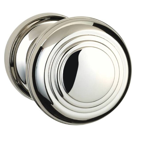 Knob 1-3/4" Rose Pass 2-3/4" BS T 1-3/4" Doors Bright Chrome 970