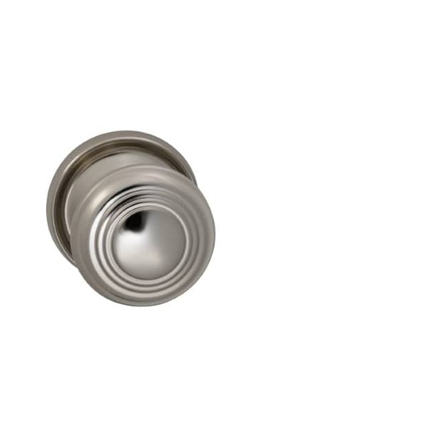 Knob 2-3/16" Rose Pass 2-3/4" BS Full Lip 1-3/4" Doors BR NKL 970