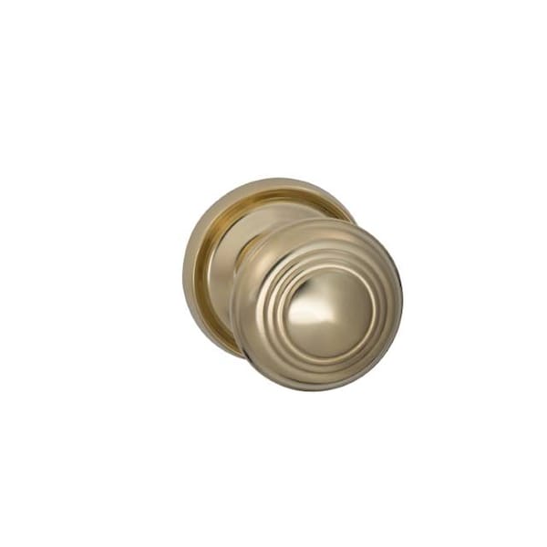 Knob 2-3/16" Rose Pass 2-3/4" BS T 1-3/4" Doors ULQ Bright Brass 970