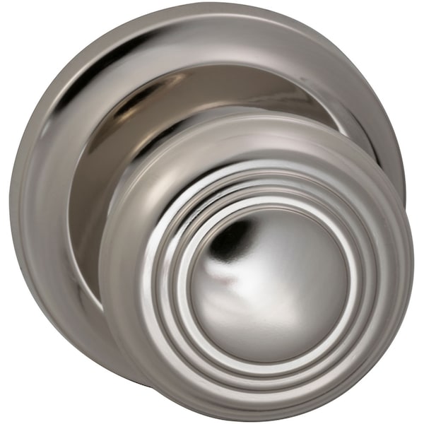 Knob 2-5/8" Rose Pass 2-3/8" BS T 1-3/8" Doors Bright Brass 970