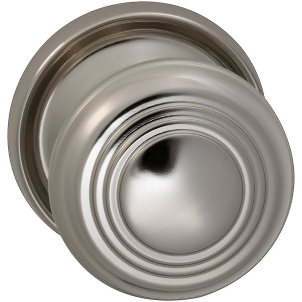 Knob 2-3/16" Rose Pass 2-3/8" BS T 1-3/8" Doors Bright Brass 970