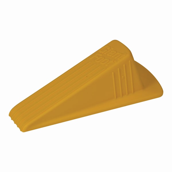 Yellow Big Foot Door Stop 4.75"x2., PK12